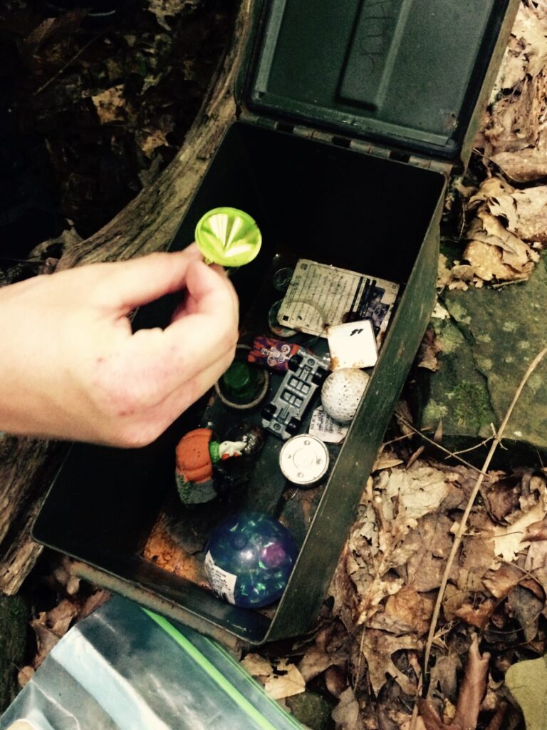 Geocaching on Gabriola Island